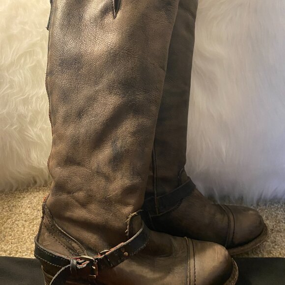 Freebird by Steven ROADEY Leather Strappy Boots - Picture 12 of 15